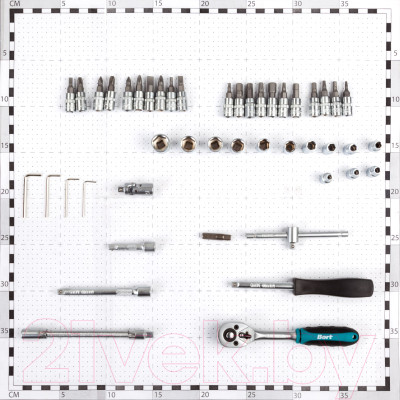 Универсальный набор инструментов Bort BTK-46 - фото 5 - id-p223137292