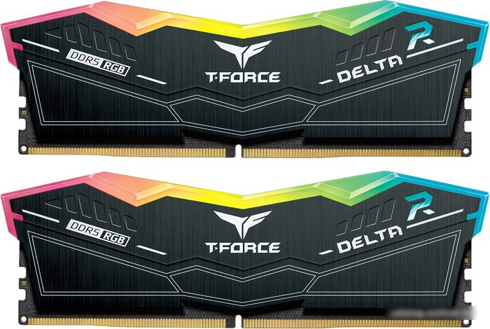Оперативная память Team T-Force Delta RGB 2x16ГБ DDR5 6600МГц FF3D532G6600HC34DC01 - фото 1 - id-p223144014