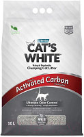 Наполнитель для туалета Cat's White С активным углем