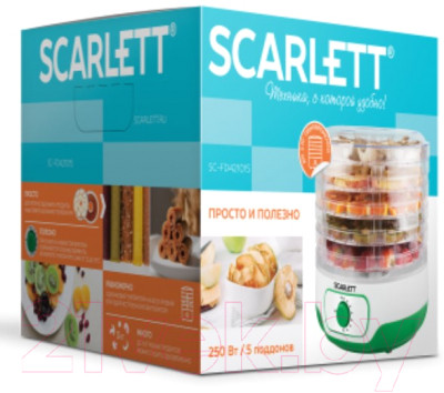 Сушилка для овощей и фруктов Scarlett SC-FD421015 - фото 10 - id-p223137930