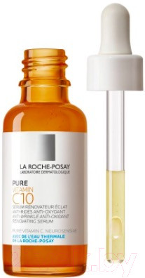 Сыворотка для лица La Roche-Posay Vitamin C10 Serum антиоксидантная - фото 7 - id-p223131853