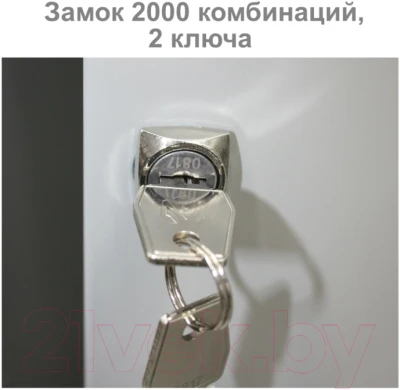 Шкаф металлический Brabix LK 11-50 / 291132 - фото 7 - id-p223141913