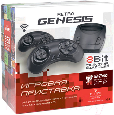 Игровая приставка Retro Genesis 8 Bit Junior Wireless 300 игр / ConSkDn85 - фото 2 - id-p223145030
