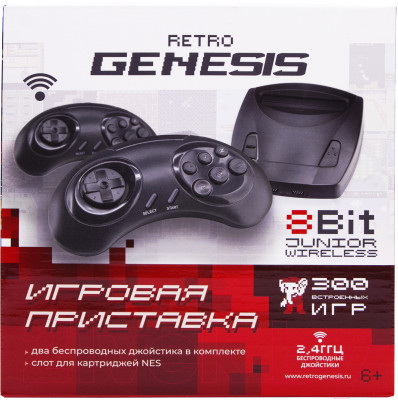 Игровая приставка Retro Genesis 8 Bit Junior Wireless 300 игр / ConSkDn85 - фото 4 - id-p223145030