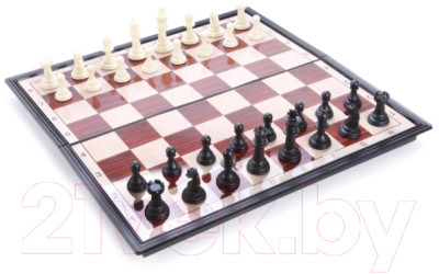 Набор настольных игр Наша игрушка Шашки, шахматы / 8008-2 - фото 3 - id-p223145969