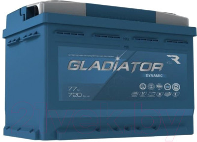 Автомобильный аккумулятор Gladiator Dynamic R+ - фото 1 - id-p223138161