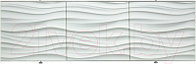 Экран для ванны Comfort Alumin Group Волна белая 3D 150x50