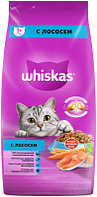 Сухой корм для кошек Whiskas Вкусные подушечки с нежным паштетом с лососем
