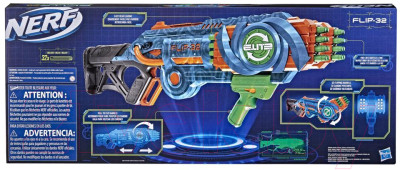 Бластер игрушечный Hasbro Nerf Элит 2.0 Флип / F2553EU4 - фото 8 - id-p223130275