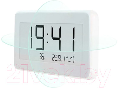 Термогигрометр Xiaomi Temperature and Humidity Monitor Clock / BHR5435GL - фото 2 - id-p223140106