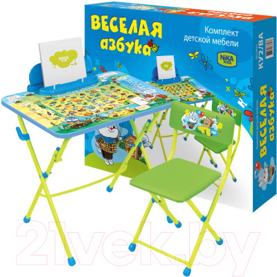Комплект мебели с детским столом Ника КУ2/ВА Веселая азбука - фото 2 - id-p223126525