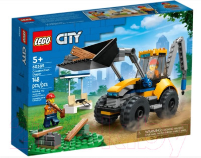 Конструктор Lego City Строительный экскаватор / 60385 - фото 1 - id-p223145205