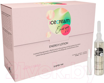 Лосьон для волос Inebrya Icecream Energy Бодрящий и укрепляющий для ослабленных волос - фото 1 - id-p223142088
