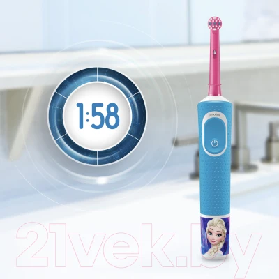 Электрическая зубная щетка Oral-B Frozen D100.413.2K - фото 6 - id-p223138310