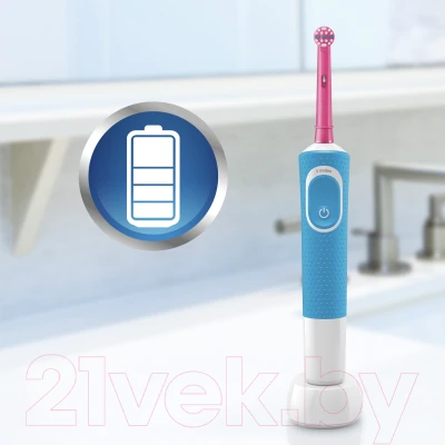 Электрическая зубная щетка Oral-B Frozen D100.413.2K - фото 8 - id-p223138310