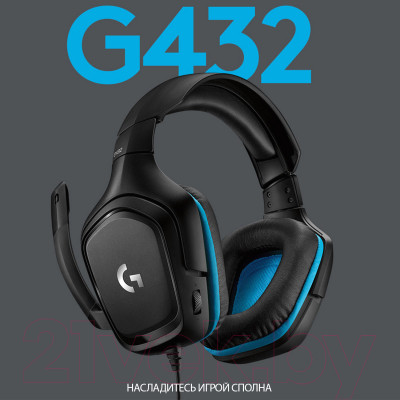 Наушники-гарнитура Logitech G432 / 981-000770 - фото 9 - id-p223147483