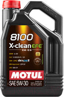 Моторное масло Motul 8100 X-сlean EFE 5W30 / 109171