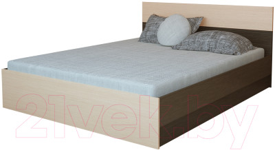 Односпальная кровать Горизонт Мебель Юнона 0.8м - фото 1 - id-p223149737