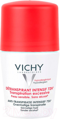 Антиперспирант шариковый Vichy Deodorants анти-стресс защита от избыточного потоотделения 72ч - фото 1 - id-p223140420