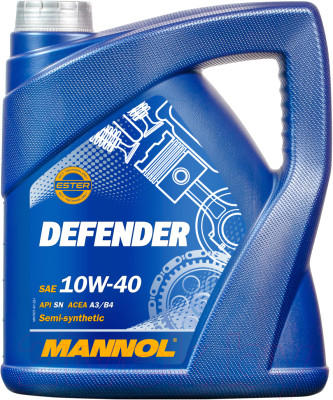 Моторное масло Mannol Defender 10W40 SN / MN7507-4 - фото 1 - id-p223138420