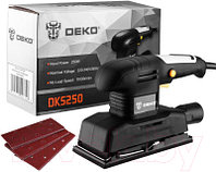 Вибрационная шлифовальная машина Deko DKS250 / 063-4199
