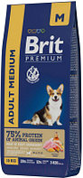 Сухой корм для собак Brit Premium Dog Adult Medium с курицей / 5049967