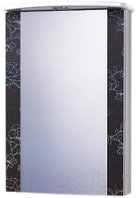 Шкаф с зеркалом для ванной Акваль Токио 50 / ТОКИО.04.50.02.L