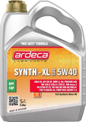 Моторное масло Ardeca Synth-XL 5W40 / P01031-ARD005 - фото 1 - id-p223143666