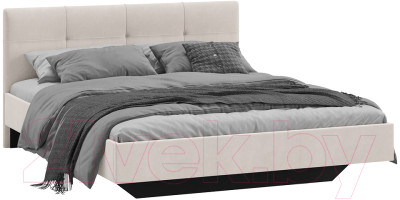 Двуспальная кровать ТриЯ Элис тип 1 с мягкой обивкой 160x200 - фото 1 - id-p223146552