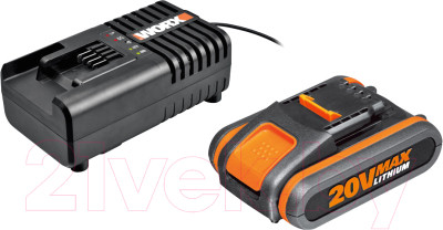 Набор аккумуляторов для электроинструмента Worx WA3551.1 + зарядное устройство WA3880 / WA3601 - фото 1 - id-p223145505
