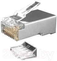 Коннектор Hyperline PLUG-8P8C-UV-C6-SH-100 RJ45 8P8C / 49383