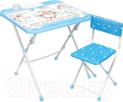Комплект мебели с детским столом Ника Единорог / КНД4-М/1 - фото 1 - id-p223142486