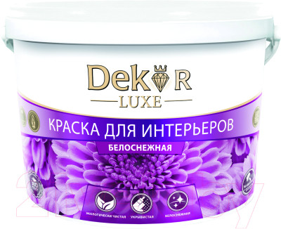 Краска Dekor ВД-АК 216 для интерьера - фото 1 - id-p223150023