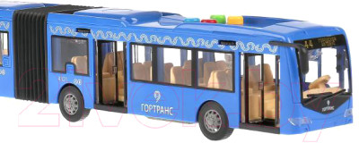 Автобус игрушечный Технопарк BUS-45PL-BU - фото 3 - id-p223148050