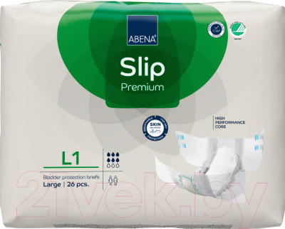 Подгузники для взрослых Abena Slip L1 Premium - фото 1 - id-p223150116