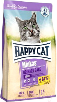 Сухой корм для кошек Happy Cat Minkas Urinary Care Geflugel / 70375 - фото 1 - id-p223150126