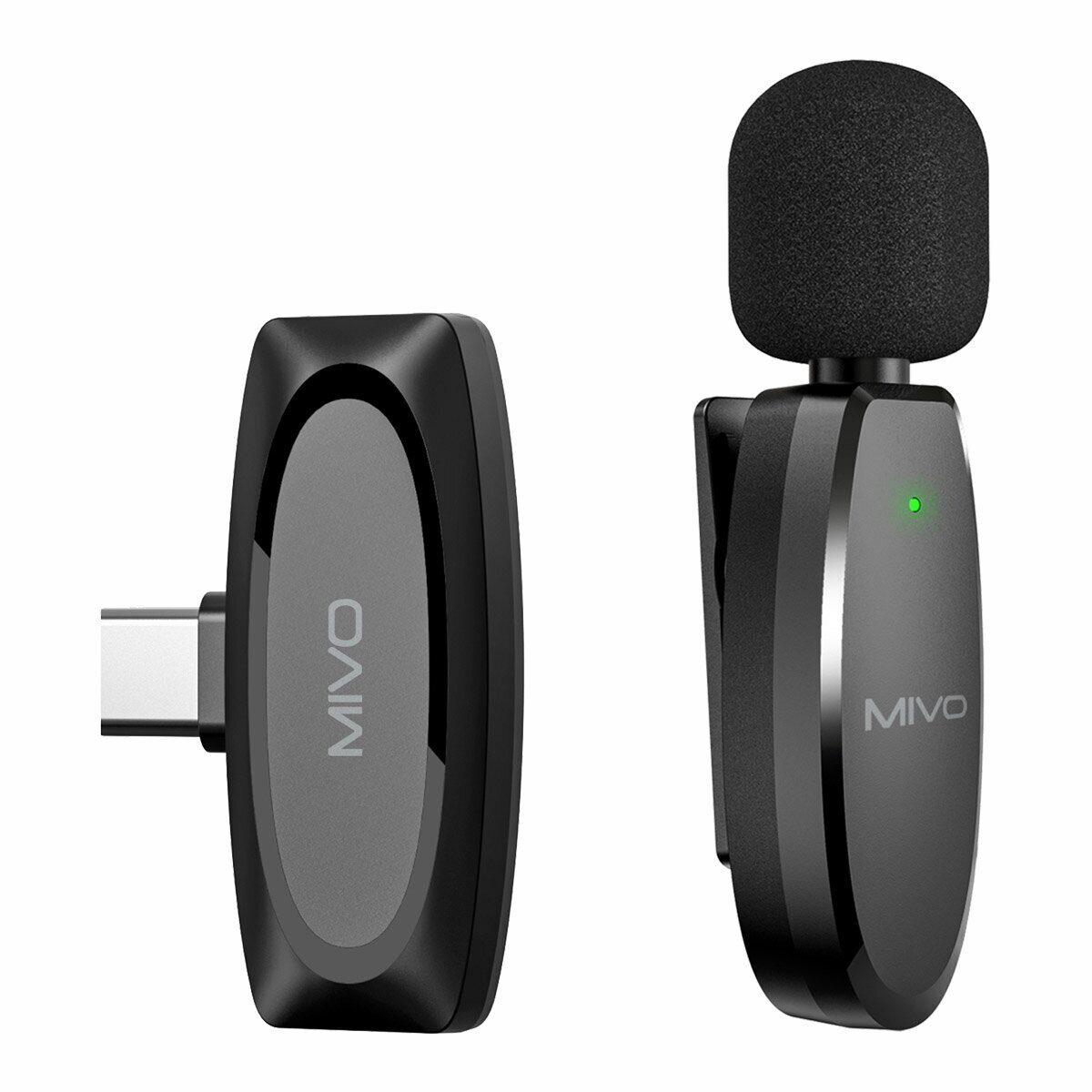 Микрофон петличка с шумоподавлением Mivo MK-610T Type-C - фото 1 - id-p223151825