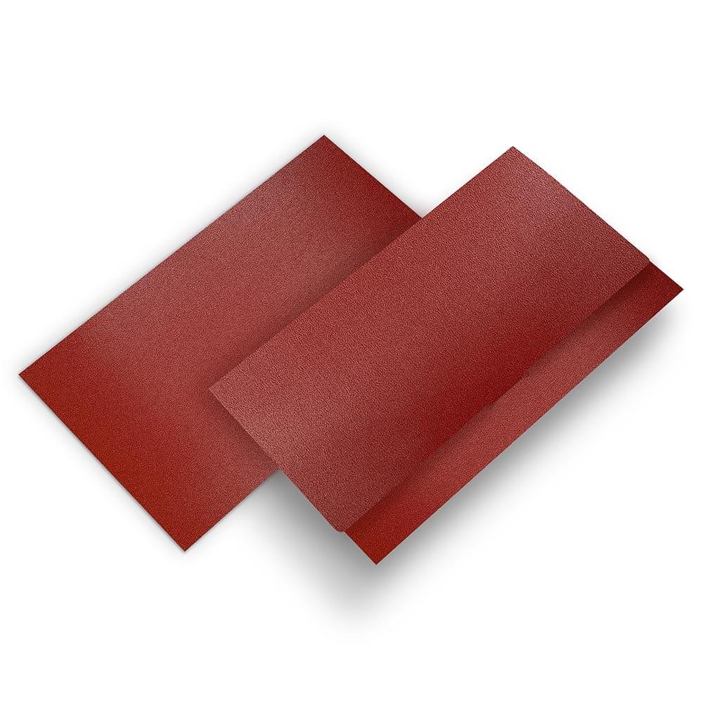 Конверт дизайнерский 90х160 мм Темно-красный металлик