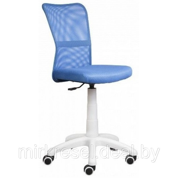 Кресло AksHome EVA (ЕВА) ткань-сетка голубой
