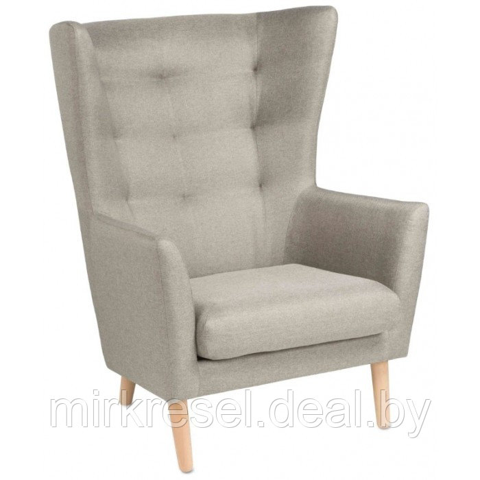 Кресло Саари Malmo 16 бежево-серый - фото 1 - id-p223159319