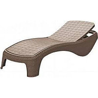 Шезлонг Atlantic sun lounger (Атлантик) Капучино KETER