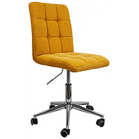 Кресло AksHome FIJI (Фиджи) желтый ткань JH09-13/хром