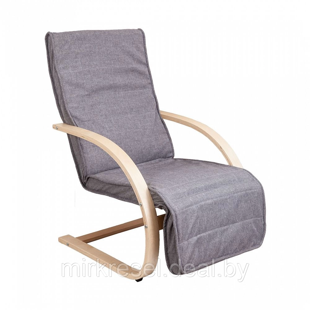 Кресло AksHome для отдыха GRAND, ткань, серый - фото 1 - id-p223157945