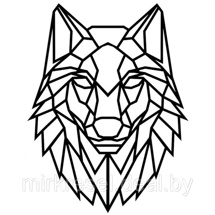 Панно настенное Волк (2302) - фото 1 - id-p223159120