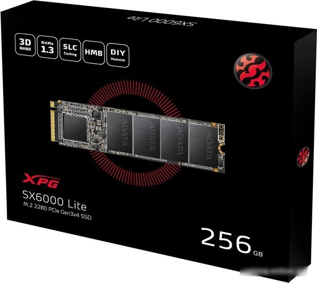 SSD A-Data XPG SX6000 Lite 256GB ASX6000LNP-256GT-C - фото 4 - id-p223162322