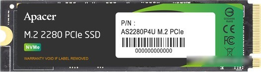 SSD Apacer AS2280P4U 512GB AP512GAS2280P4U-1