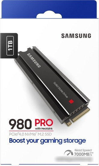 SSD Samsung 980 Pro с радиатором 1TB MZ-V8P1T0CW - фото 5 - id-p223162347