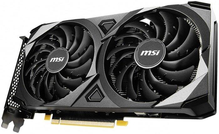 Видеокарта MSI GeForce RTX 3060 Ventus 2X 12G OC - фото 2 - id-p223162362