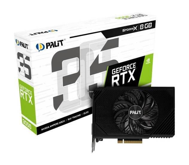 Видеокарта Palit GeForce RTX 3050 StormX NE63050018P1-1070F - фото 4 - id-p223162369