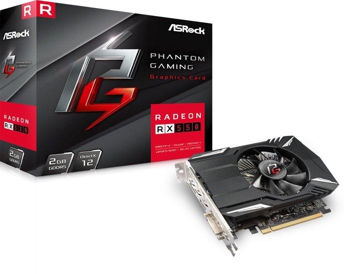 Видеокарта ASRock Phantom Gaming Radeon RX550 2GB GDDR5 - фото 5 - id-p223162380